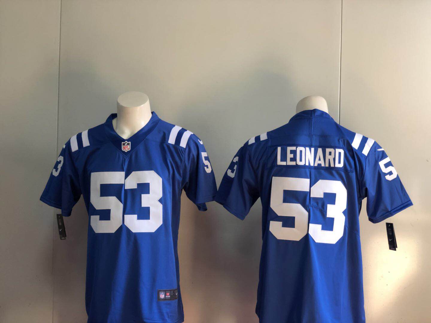 Men Indianapolis Colts #53 Leonard blue Nike Vapor Untouchable Limited Player NFL Jerseys->cincinnati reds->MLB Jersey
